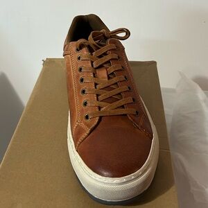 Jousen Men's Shoes Leather Casual Shoes for Men Fashion Sneakers Casual NWB